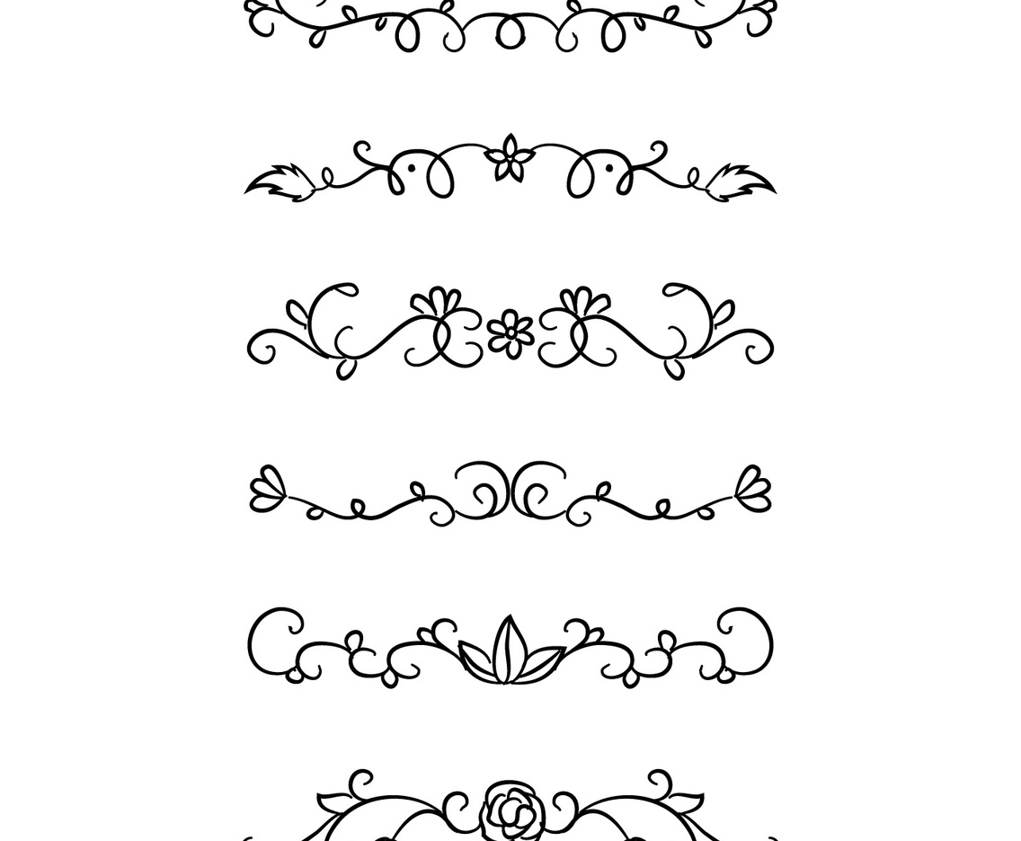 Cute Floral Divider