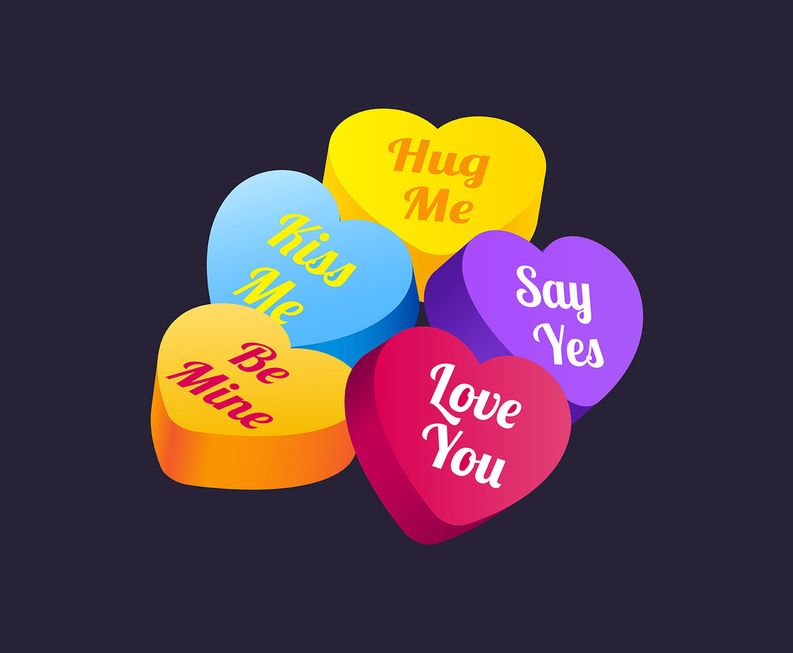 Valentine Candy Hearts