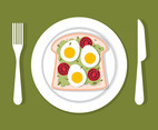 Avocado Toast Illustration