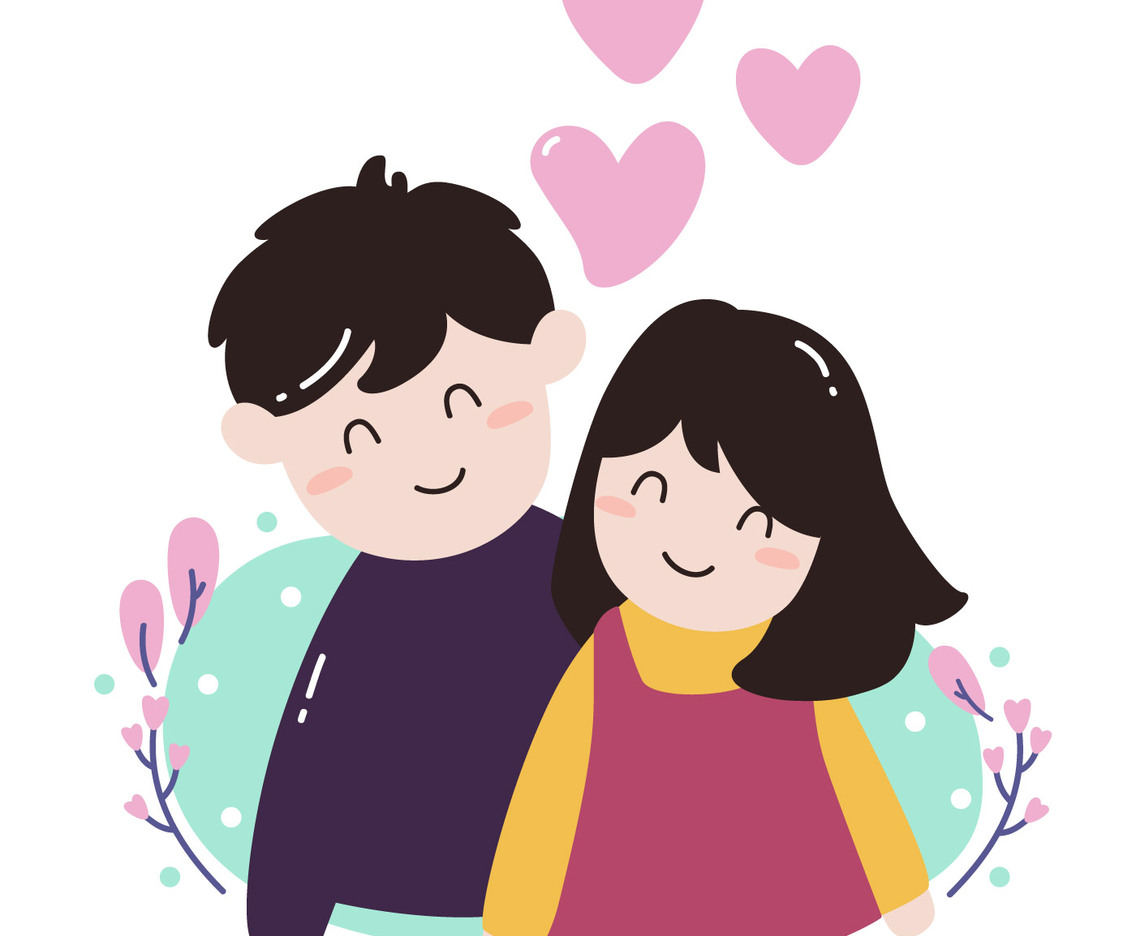 Boy in Love Vector