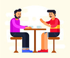 coffee shop meeting