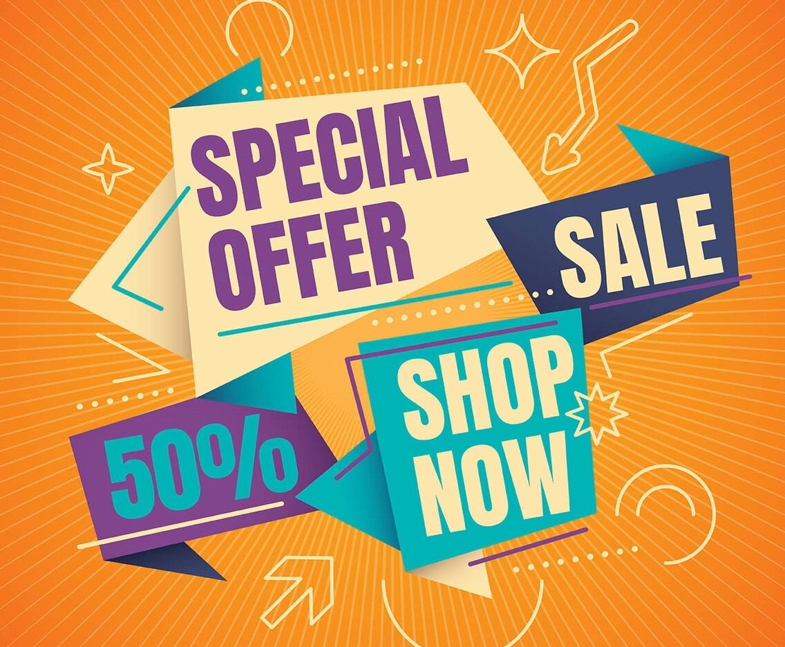 Sale banners