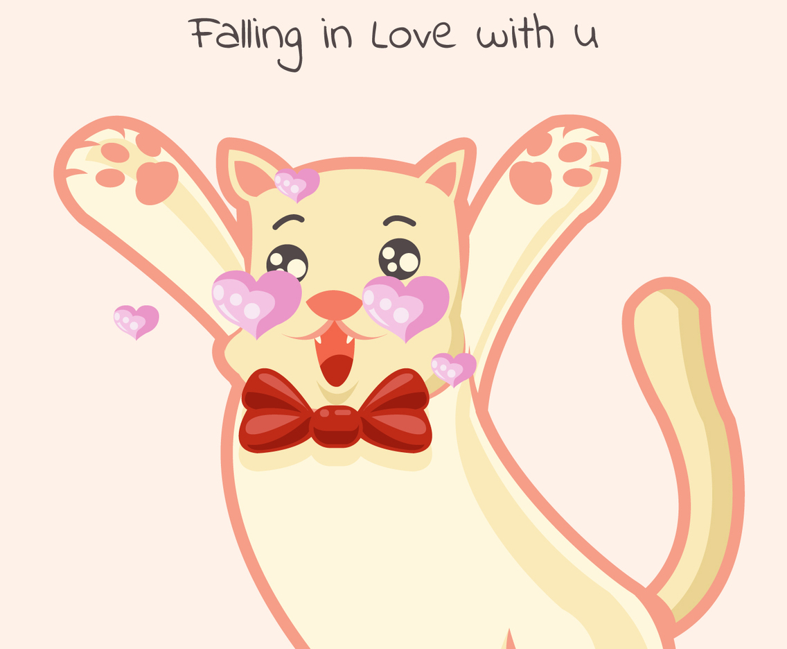 Cat fall In