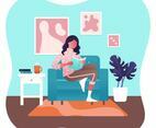 Bookworm Vector