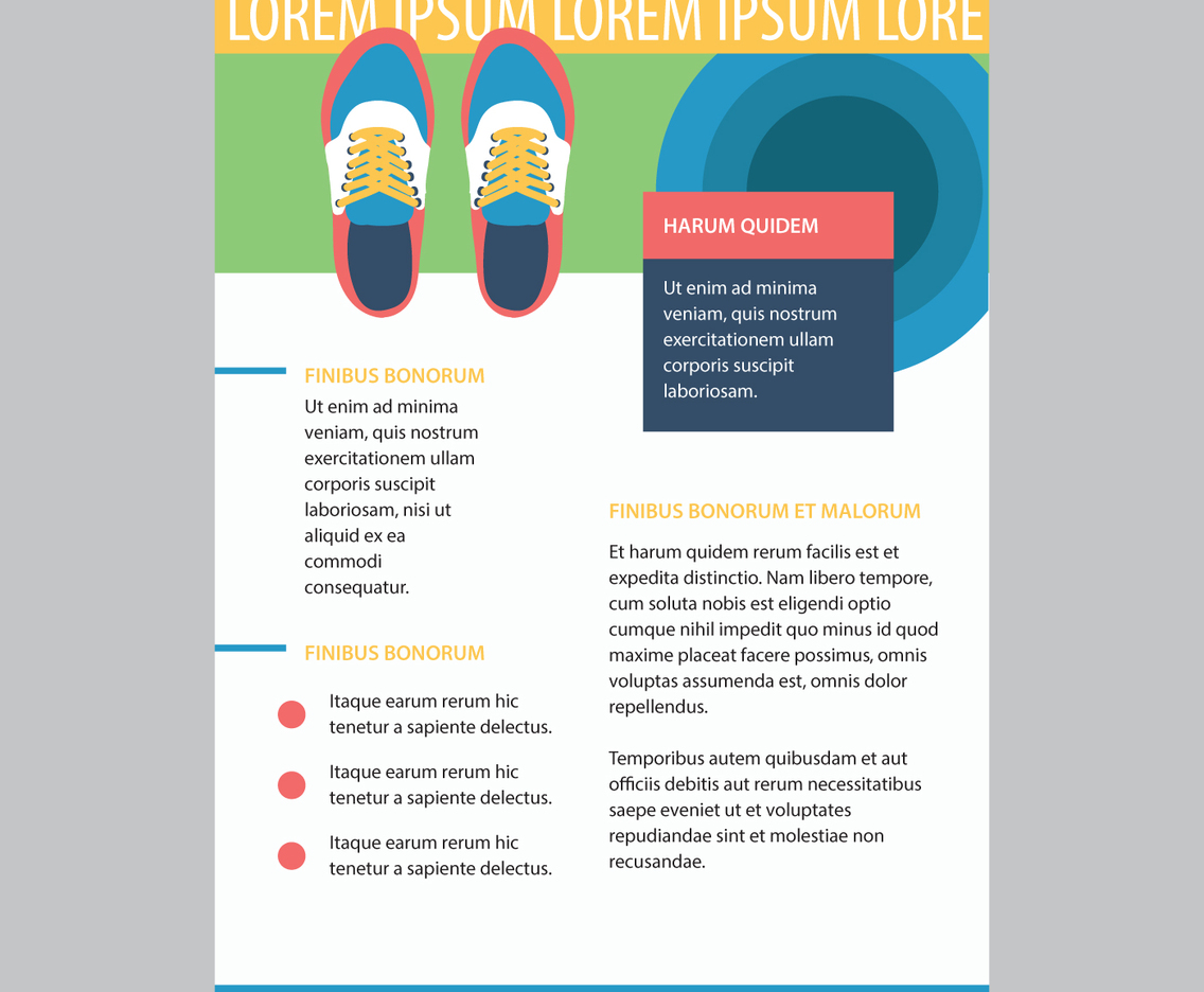 Flyer For Gyms With Trainers