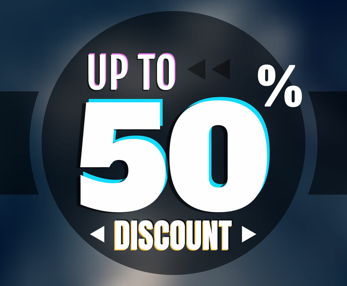 Half Price Discount