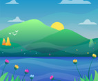 spring landscape