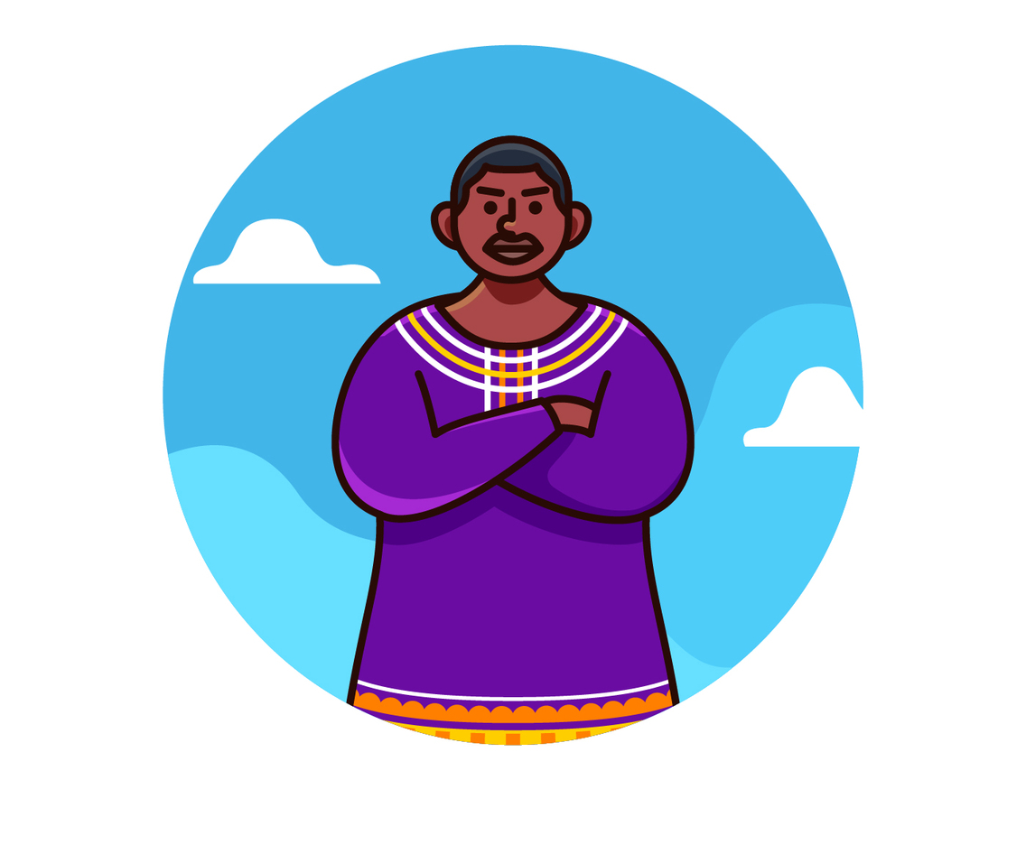 Man wearing dashiki