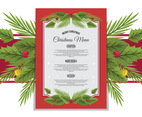 Christmas Menu Template