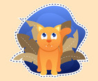 cat and dog stickers