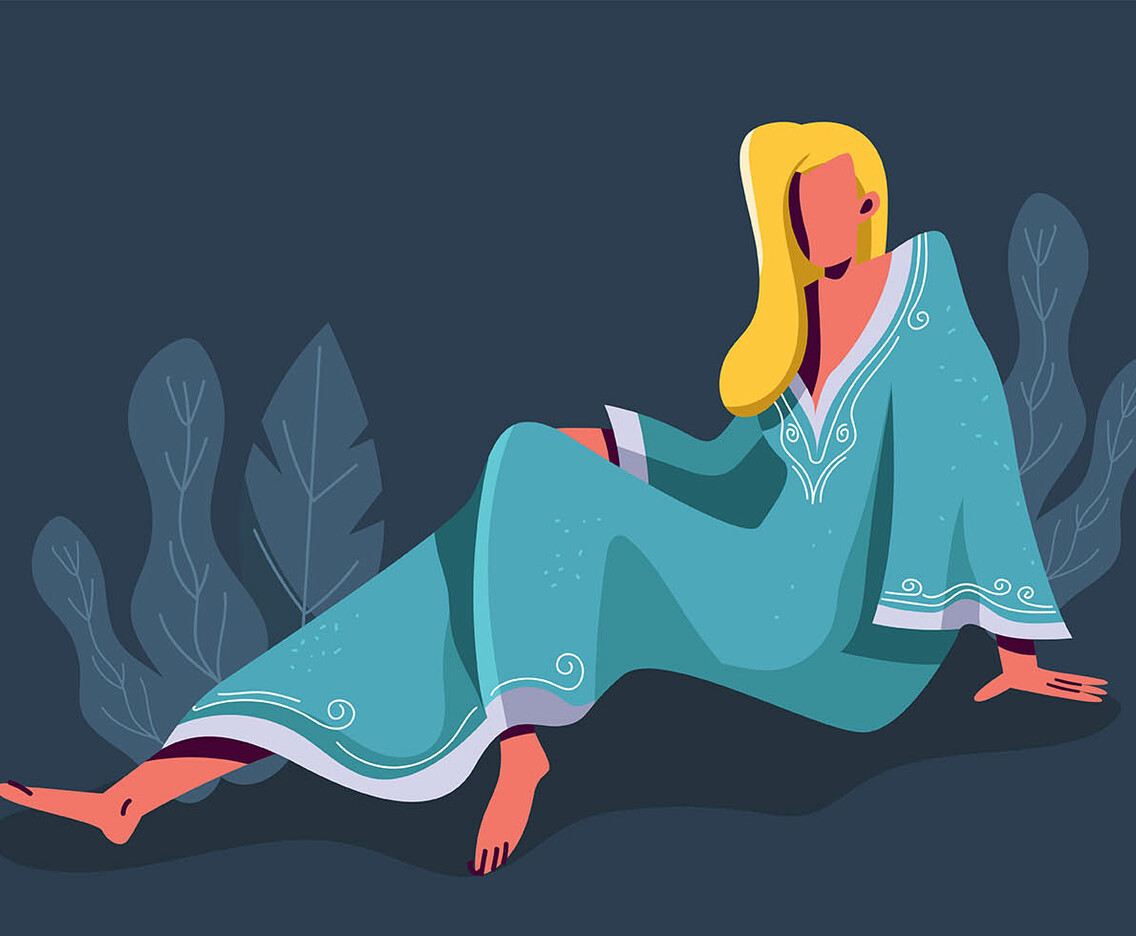 Woman in Kaftan