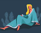 Woman in Kaftan