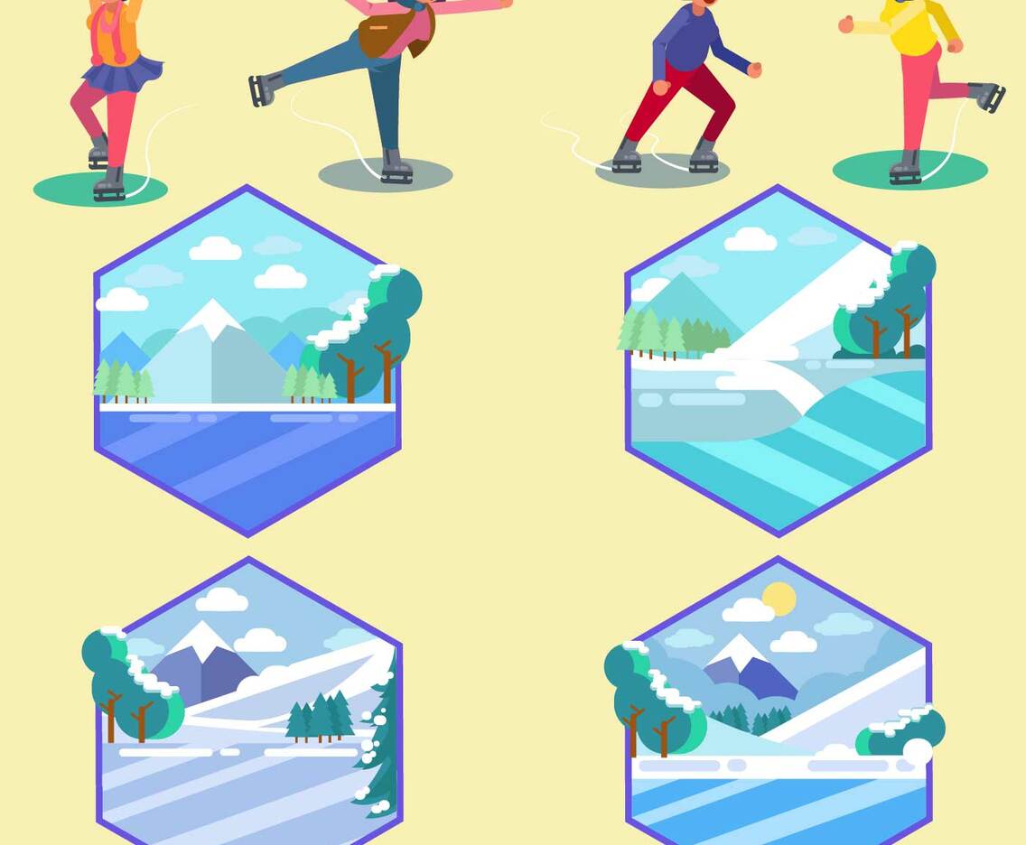People Ice Skating