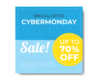 Cyber Monday Minimalist Banner
