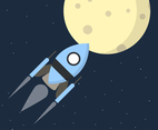 Unique Moon Travel Poster Vectors
