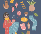 Set Of Cozy Stuff