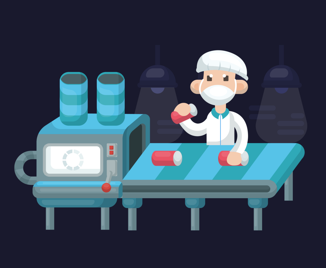 Factory Worker Vector