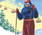 Man Skier