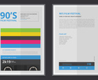 Retro Party and Gathering Poster Template