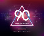 Retro Party and Gathering Poster Template