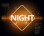 Retro Party and Gathering Poster Template