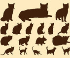 Cats Silhouettes Graphics