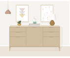 Vector Modern Interior Illustration