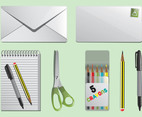 Vector Stationery Items