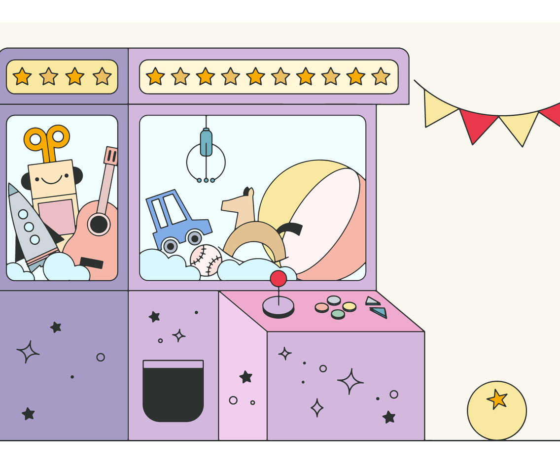 Claw Machine Vector