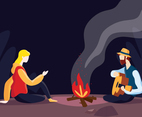 Couple Enjoy Night