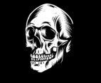 Skull Linocut