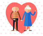 Unique Grandparents Vectors