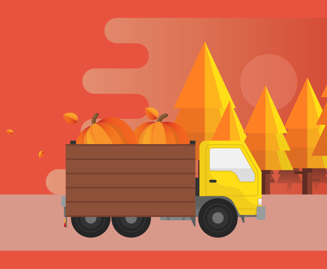 Fall Festival Seasonal Event Illustration