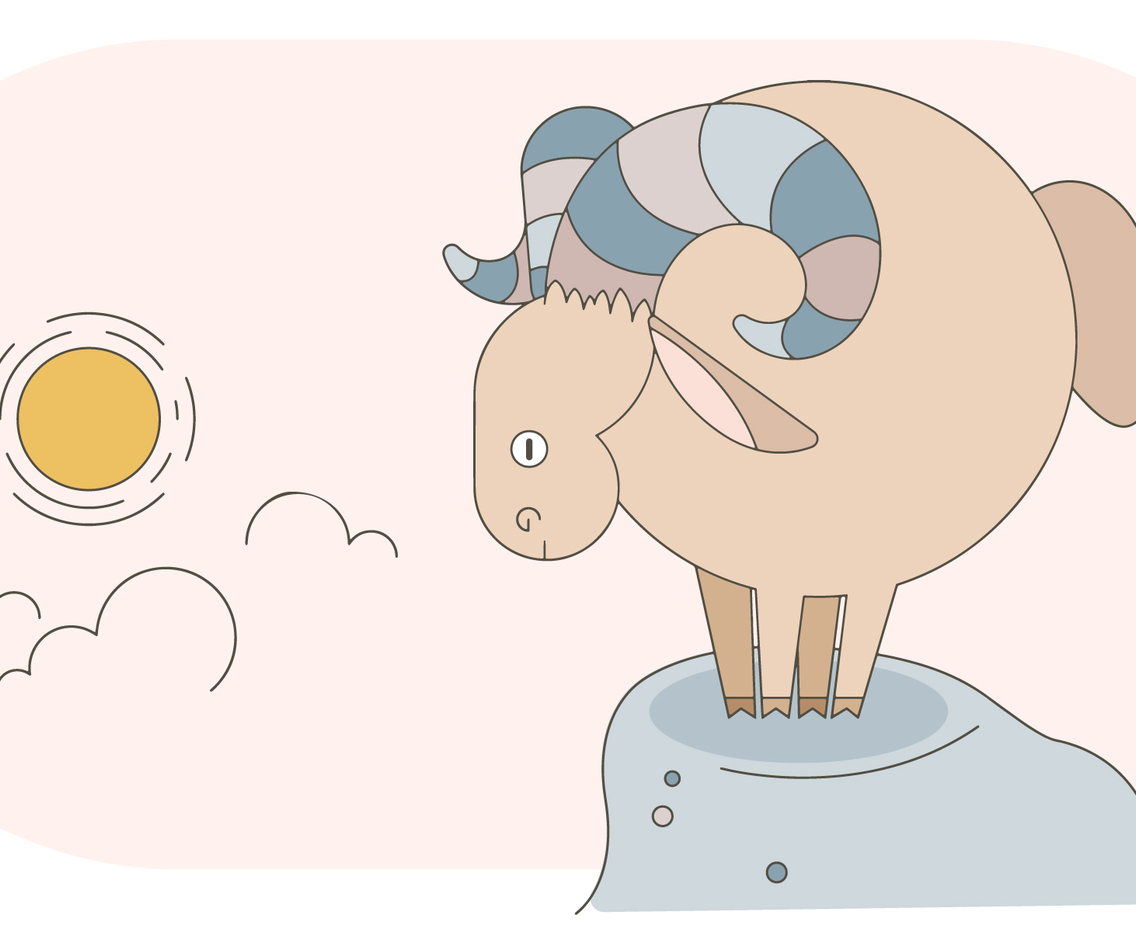 Sheep Ram Vector
