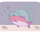 Thief Cat Vector