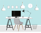 Vector Designer's Desktop Illustration