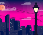 Vector Beautiful Landscape Illustration