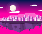 Vector Beautiful Landscape Illustration
