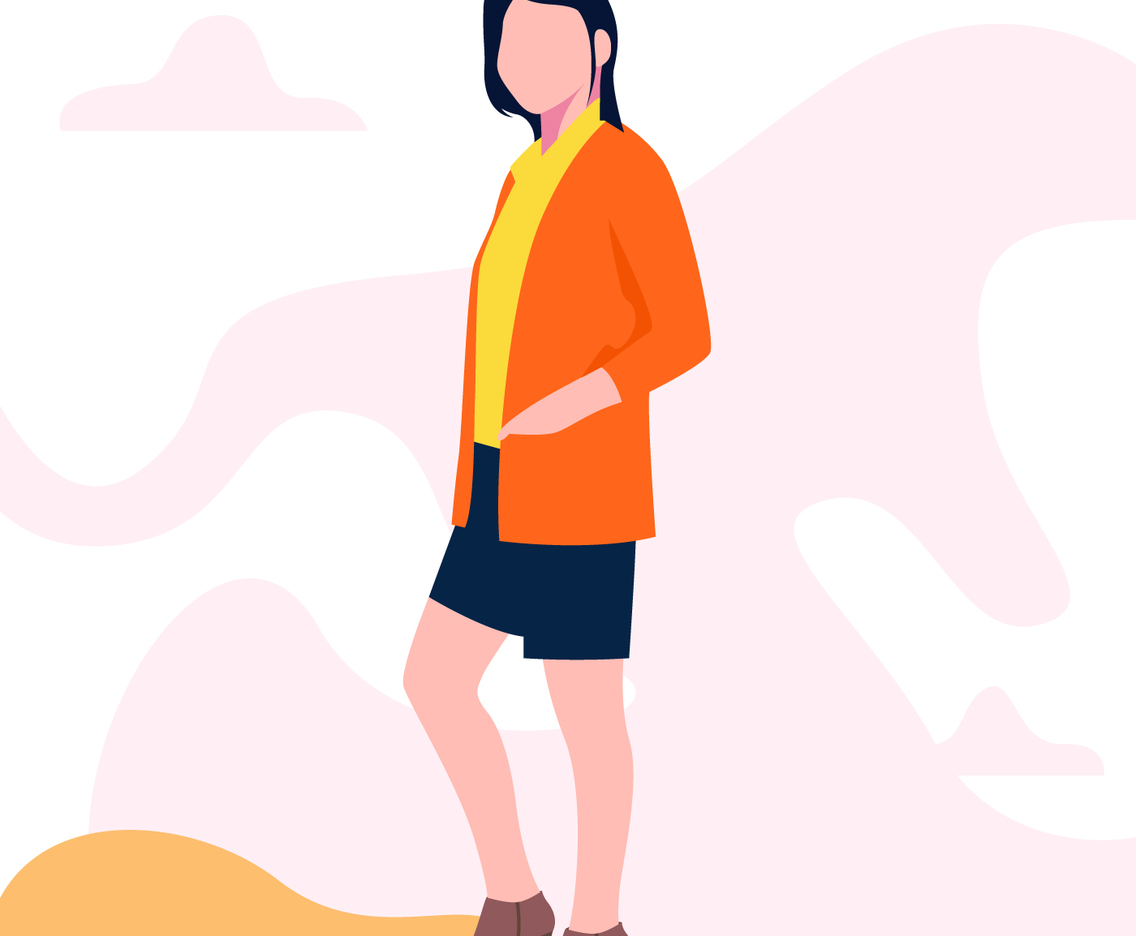 Woman in Fall Boots