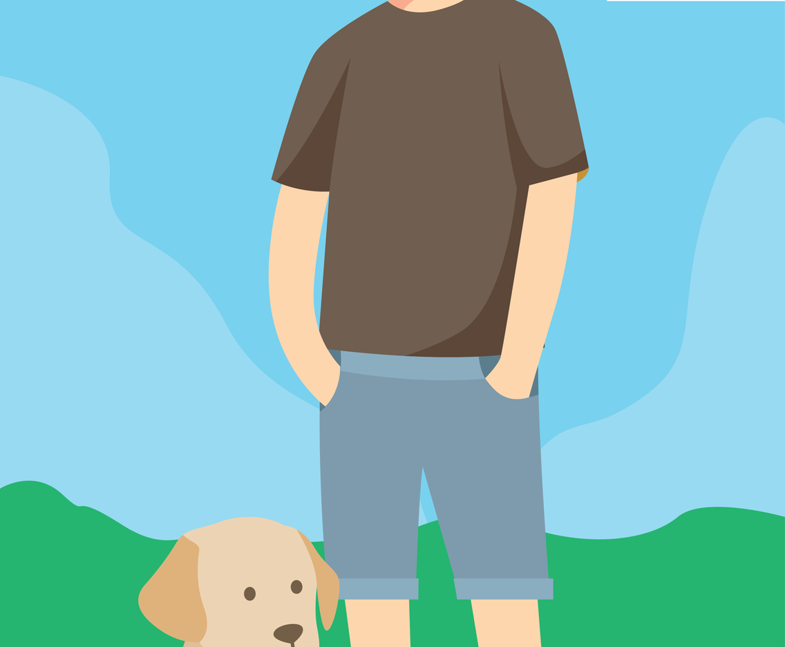 Boy and his dog