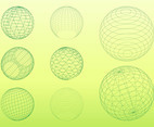 3D Wireframe Spheres
