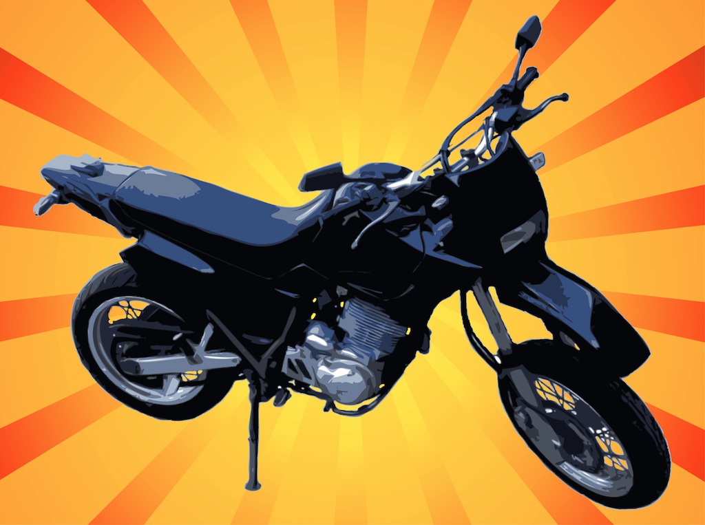 Motorcycle Vector Graphic