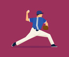 Baseball Player In Action