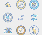 Doodled Pet Grooming Logos