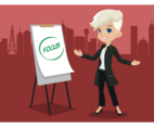 Flat Style Professional Woman