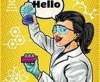 female scientist