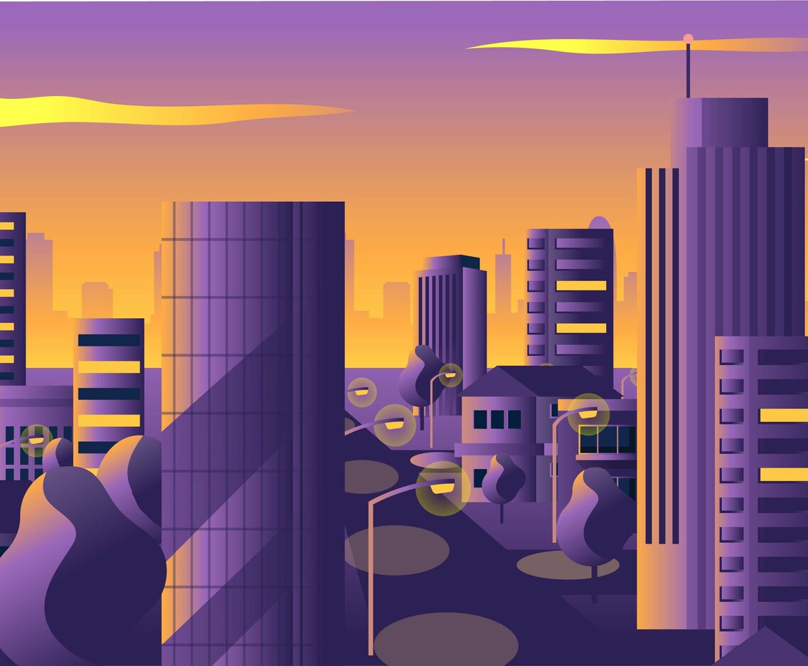 Cityscape Sunset