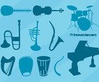 Musical Instruments Vector Collection