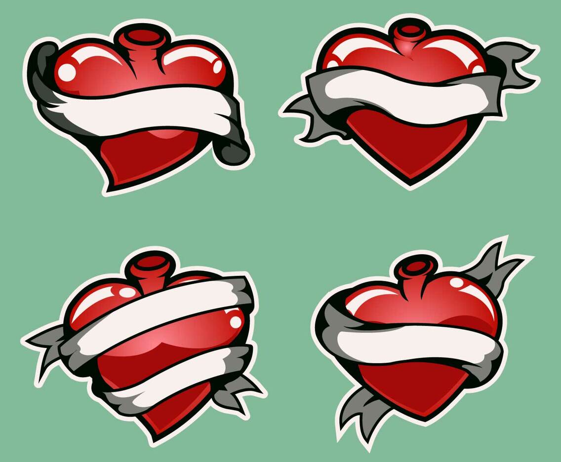 Heart tattoo 2
