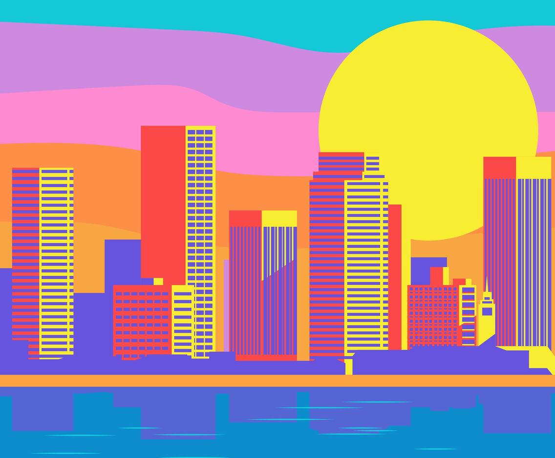 Cityscape Sunset